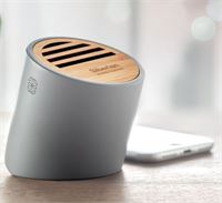 SPEAKER IN CEMENTO CALCAREO E BAMBOO